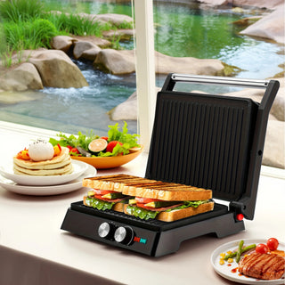 Electric Panini Sandwich Griddle Press