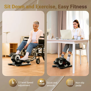 Seniors Adjustable Speeds Leg Exerciser