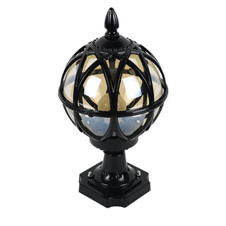 Round Ball Yard Post Pillar Lamp