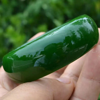 Genuine Emerald Lucky Amulet Bangles