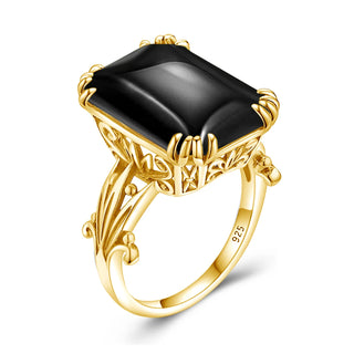 Trendy Delicate Luxury Citrine Stone Rings