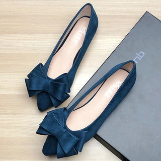 Women Big Bowknot Wedding Shoes
