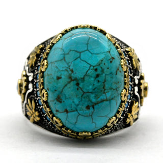Vintage Engraving Design Red Zircon Ring
