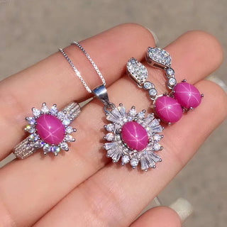 Fine Sterling Silver Luxury Jewelry Set