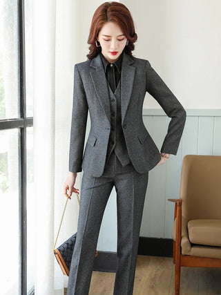 Office Ladies 3Pcs Business Formal Pantsuit - Epictzar Intl.