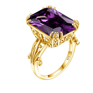 Trendy Delicate Luxury Citrine Stone Rings