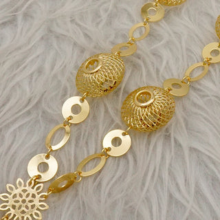Long Beaded Tassel Pendant Necklace