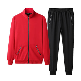 Autumn Sportswear Tracksuits Men Sets Large Size Men's Clothing Jacket+pants 2 Pieces Sports Set Plus Size 8xl 7xl Tracksuit Man