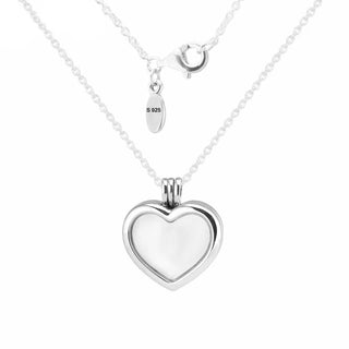Heart Shape Floating Chain Necklace