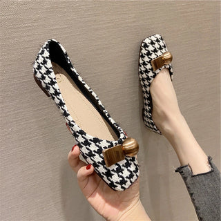 Versatile Flat Bottom Shallow Mouth Shoes