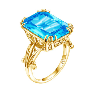 Trendy Delicate Luxury Citrine Stone Rings