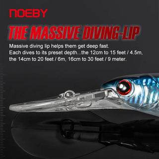 Artificial Saltwater Wobbler Fishing Lure Bait