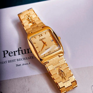 Men's 24K Gold Plated Quartz Watch
