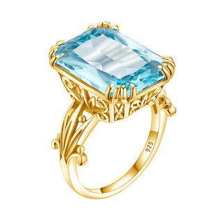 Trendy Delicate Luxury Citrine Stone Rings