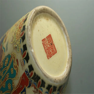 Old Glaze Collectible Porcelain Painted Vases