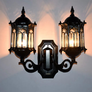 Double Heads Outdoor Wall Lamp
