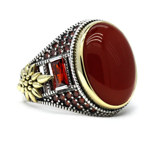 Vintage Handmade Men's Holiday Party Ring