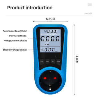 Digital Current Voltmeter AC Power Meter