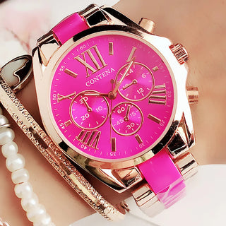 Ladies Luxury Brand Quartz Ceramic Wristwatches
