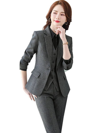 Office Ladies 3Pcs Business Formal Pantsuit - Epictzar Intl.
