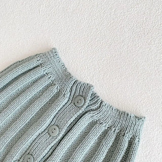 Baby Clothing Set Toddler Girls Sweaters And Knit Bloomer 2 Pcs Suits Ruffle Sweater