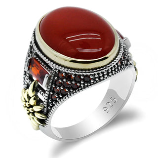 Vintage Handmade Men's Holiday Party Ring