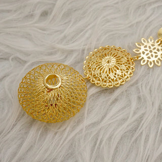 Long Beaded Tassel Pendant Necklace
