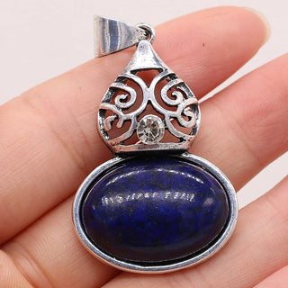 Vintage Quartz Stone Crystal Pendants