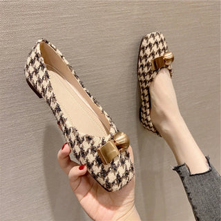 Versatile Flat Bottom Shallow Mouth Shoes