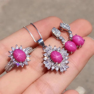 Fine Sterling Silver Luxury Jewelry Set