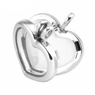 Heart Shape Floating Chain Necklace