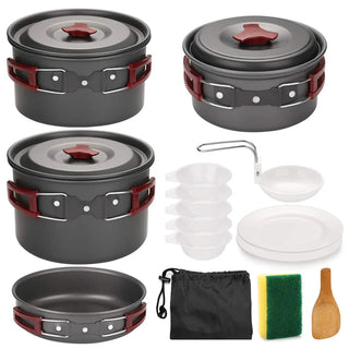Outdoor Lightweight Camping Cookware Set