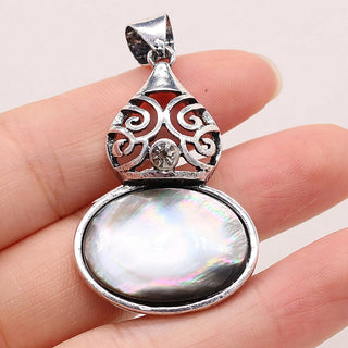 Vintage Quartz Stone Crystal Pendants