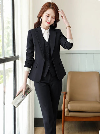 Office Ladies 3Pcs Business Formal Pantsuit - Epictzar Intl.