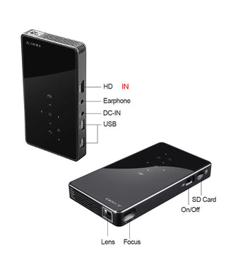 Mini Portable Home Theater Projector