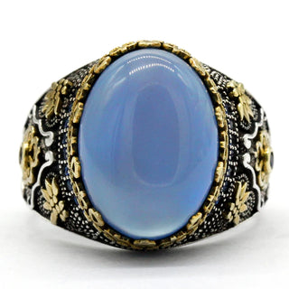 Vintage Engraving Design Red Zircon Ring