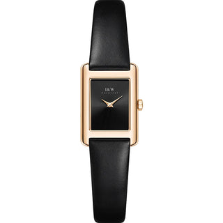 I&W Simple Square Watches for Woman Luxury Switzerland Quartz Wristwatches Women Sapphire Leather Waterproof Relogio Feminino