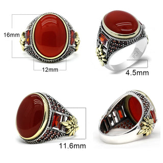 Vintage Handmade Men's Holiday Party Ring