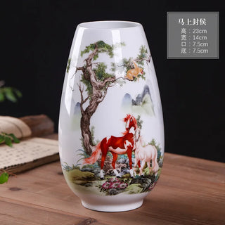 Vintage Ceramic Traditional Flower Vase