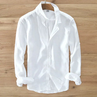 Italy Design Linen Long-sleeved Shirt