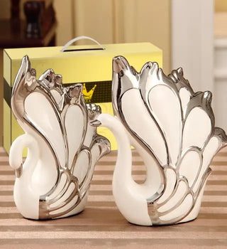 Ceramic Little Swan Lovers Gift