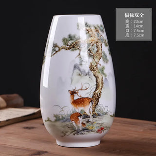 Vintage Ceramic Traditional Flower Vase