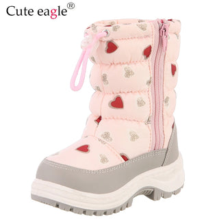 Cute Girl's Outdoor Nonslip Snow Boots