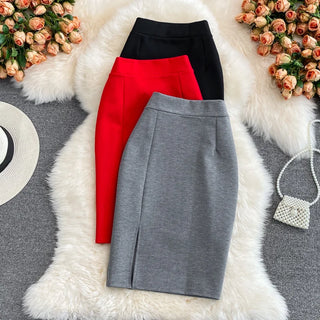 Office Ladies High Waist Work Skirts