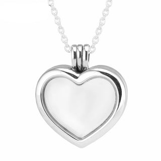 Heart Shape Floating Chain Necklace
