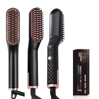 Smart Ceramic Styling Heating Hairbrush Kit