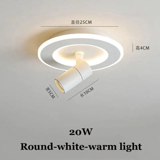 Modern Indoor Folding Rotation Ceiling Light
