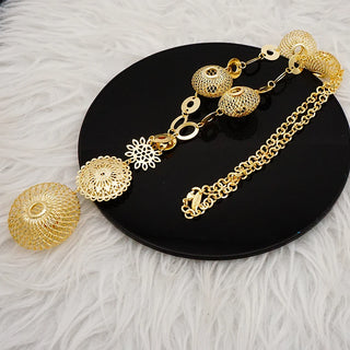 Long Beaded Tassel Pendant Necklace