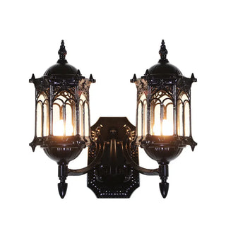 Double Heads Outdoor Wall Lamp