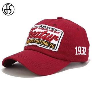 FS Brand Red Pink Streetwear Baseball Cap For Men Summer Women Hats Snapback Hip Hop Caps Vintage Trucker Hat Bone Masculino